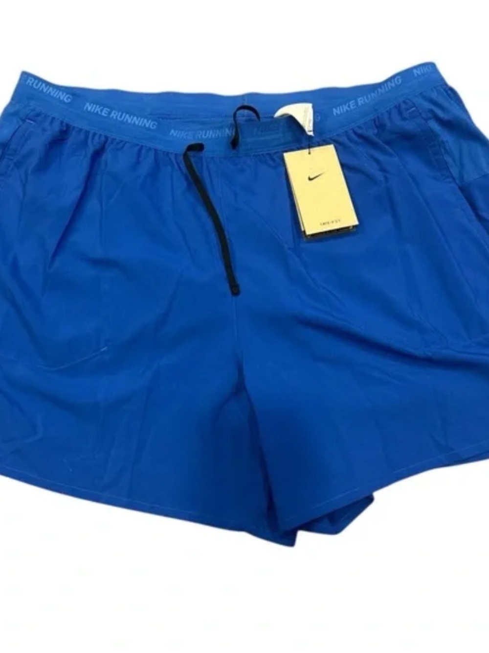 Nike Stride Men's Dri-FIT 5" 2-in-1 Running Shorts Royal And Black XL